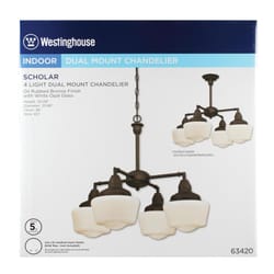 Westinghouse Oil Rubbed Bronze Brown 4 lights Chandelier