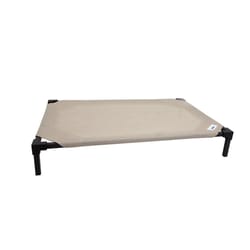 Coolaroo Beige Polyethylene Elevated Pet Bed 6.3 in. H X 27.5 in. W X 41 in. L