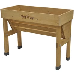 VegTrug 31.4 in. H X 30 in. W X 40.5 in. D Cedar Classic Garden Planter Natural