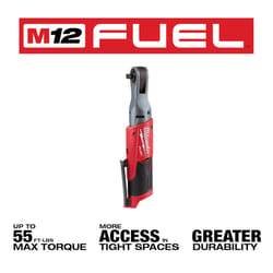 Milwaukee M12 FUEL 12 V 3/8 in. Brushless Cordless Ratchet Tool Only