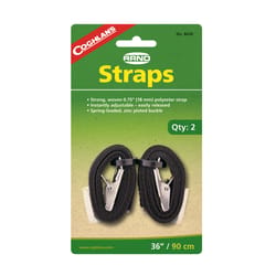 Coghlan's Arno Black Strap 36 in. H X 0.75 in. W 2 pc