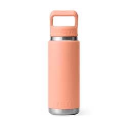 YETI Rambler 26 oz Lowcountry Peach BPA Free Bottle with Straw Cap