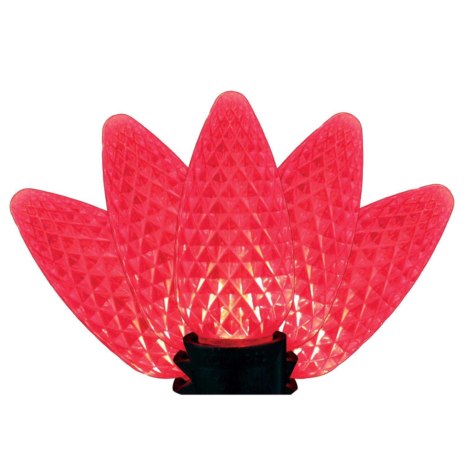 Holiday Bright Lights LED C9 Red 100 ct String Christmas Lights Ace Hardware