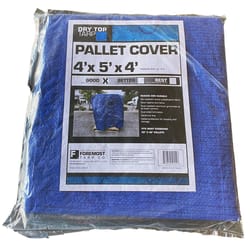 Foremost Dry Top 4 ft. W X 6 ft. L Medium Duty Polyethylene Tarp Blue