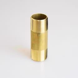 ATC 1 in. MPT 1 in. D MPT Yellow Brass Nipple 3-1/2 in. L