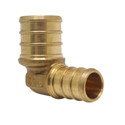 Apollo 3/4 in. PEX Barb in to X 3/4 in. D Barb Brass 90 Degree Elbow