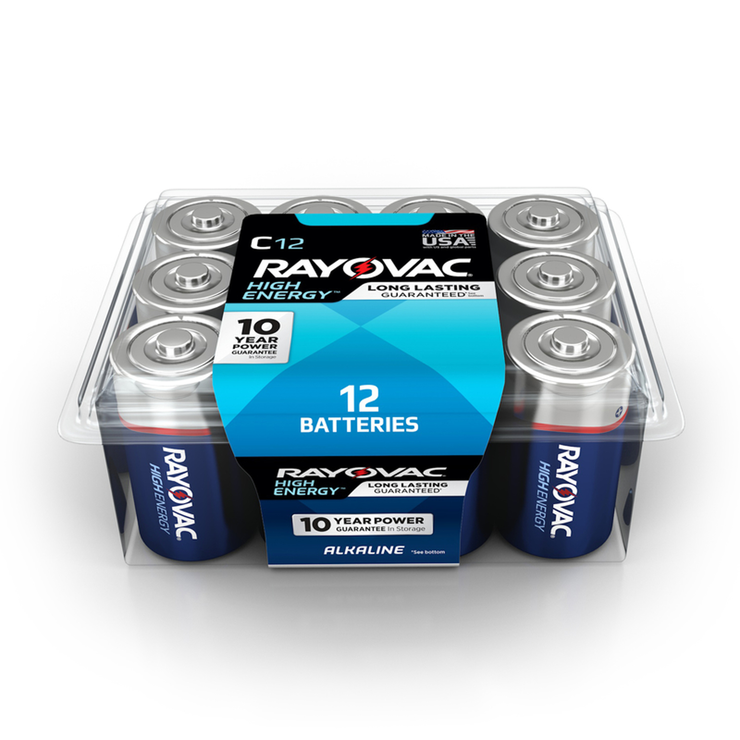 Photos - Household Switch Rayovac High Energy C Alkaline Batteries 12 pk Clamshell 814-12PPK 