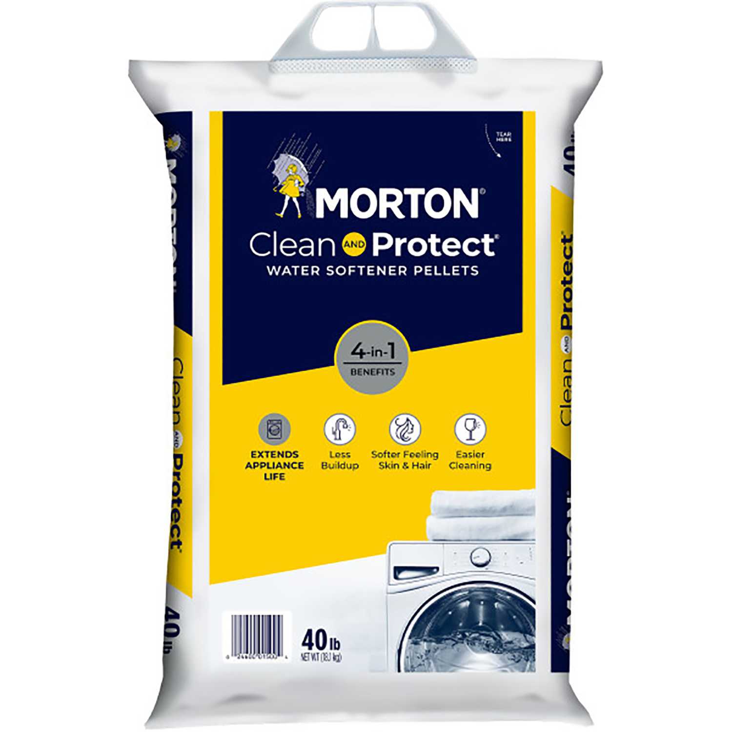 Morton Salt Clean And Protect Water Softener Salt Pellets 40 lb. Ace