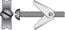 HILLMAN 1/8 in. D X 3 in. L Round Zinc-Plated Steel Toggle Bolt 2 pk