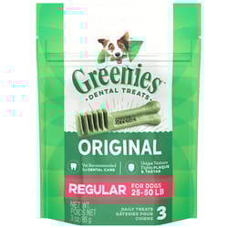 Greenies Original Original Dental Stick For Dog 3 oz. 7.5 in. 1 pk