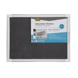M-D BUILDING PRODUCTS White Aluminum Adjustable Screen 15 in. W X 37 in. L 1 pk