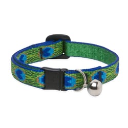 Lupine Pet Original Designs Multicolor Tail Feathers Nylon Cat Collar