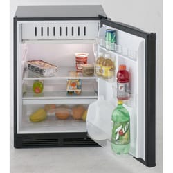 Avanti 5.2 cu ft Black Steel Compact Refrigerator 120 W