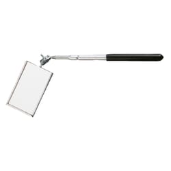 General 16 in. H Polished Chrome Silver Metal Inspection Mirror