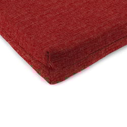 Jordan Manufacturing Red Polyester Seat Pad 17 in. W X 19 in. L
