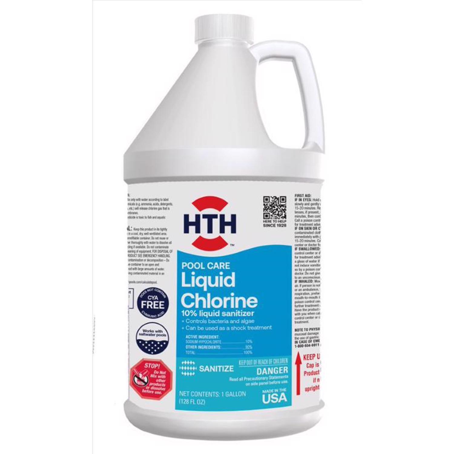 HTH Pool Care Liquid Chlorinating Chemicals 1 gal Mfr# 11189