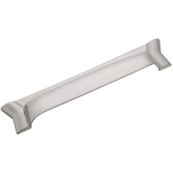Hickory Hardware Wisteria Contemporary Bar Cabinet Pull Cup 3 in. Satin Nickel 1 pk