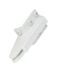 Wright White Plastic Bracket 1 pk