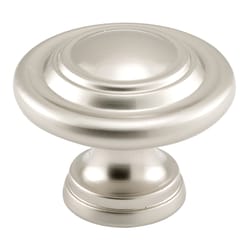 Prime-Line 1-11/16 in. D X 1.69 in. L Satin Silver Metal Bi-Fold Door Knob 1 pk