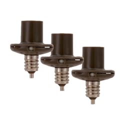 Westek Bronze Photoelectric Candelabra Light Control 3 pk