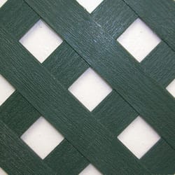 Grid Axcents 48 in. W X 8 ft. L Forest Green Plastic Privacy Lattice Panel