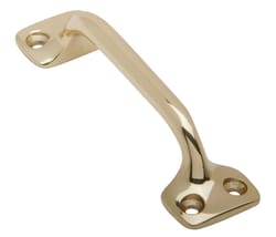 Schlage 4 in. L Bright Metallic Brass Universal Bar Window Lift 1 pk