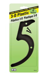 Hy-Ko 4 in. Black Plastic Nail-On Number 5 1 pc