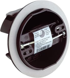 Raco 12-1/2 cu in Round Polycarbonate 1 gang Electrical Box Black