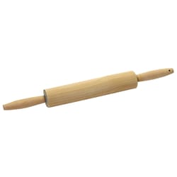 Chef Craft 17 in. L X 2.25 in. D Wood Rolling Pin Brown