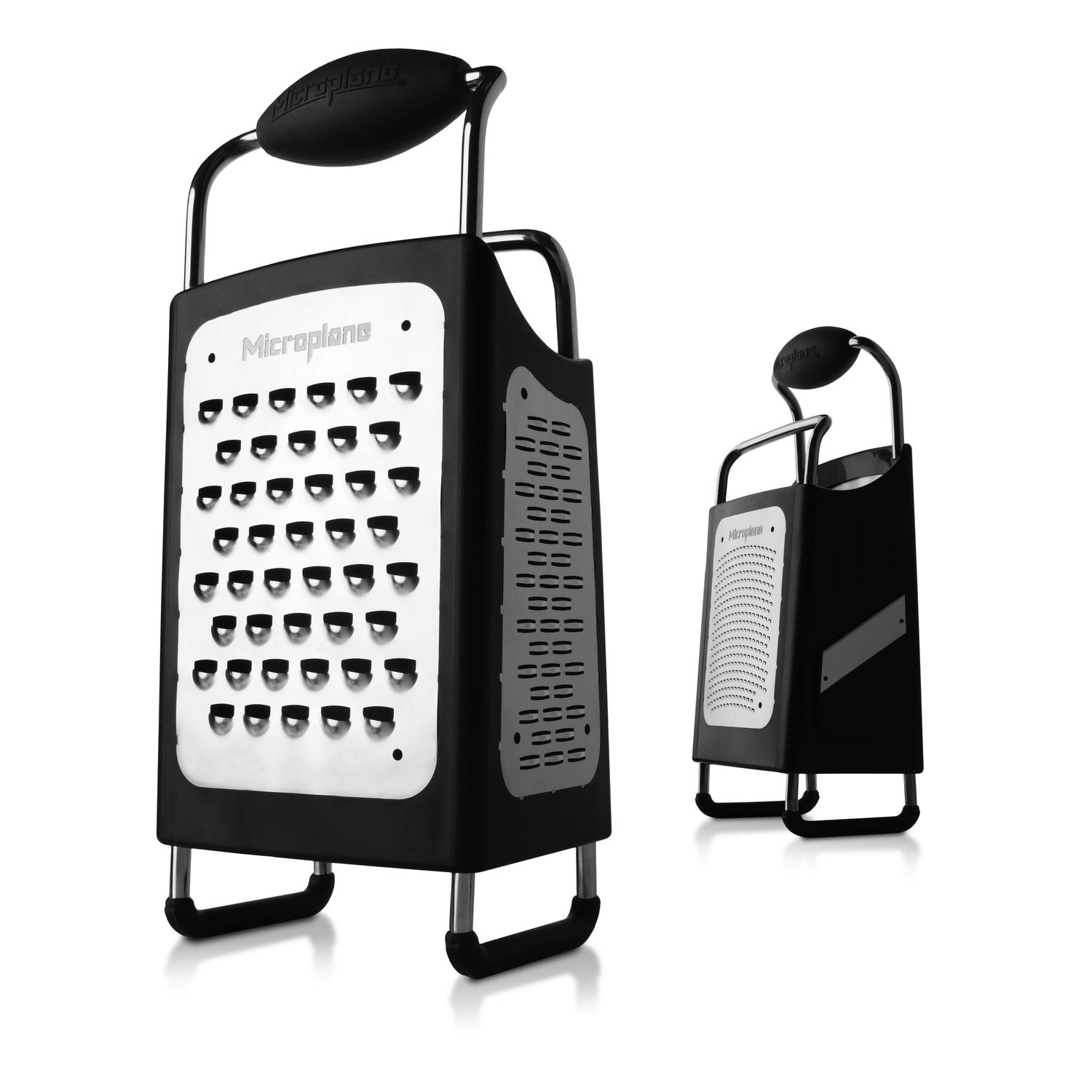 Microplane Black Plastic/Stainless Steel 4 Sided Box Grater Sansujyuku sansujyuku.com
