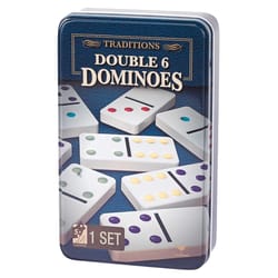 Cardinal Traditions Double 6 Dominoes Ivory 12 pc