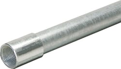 Allied Moulded 1-1/4 in. D X 10 ft. L Galvanized Steel Electrical Conduit For IMC