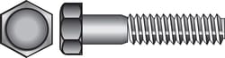 HILLMAN 1/4-20 in. D X 2 in. L Stainless Steel Hex Head Cap Screw 100 pk