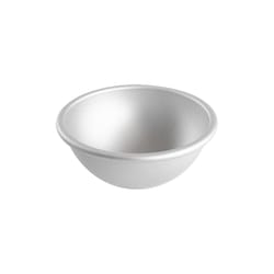 Fat Daddio's 7 in. Hemisphere/Ball Cake Pan Silver 1 pc