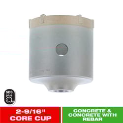 Diablo 2-9/16 in. Carbide Tipped SDS-Plus Core Bit