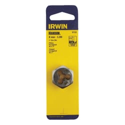 Irwin Hanson High Carbon Steel Metric Hexagon Die 8 - 1.00 mm 1 pc