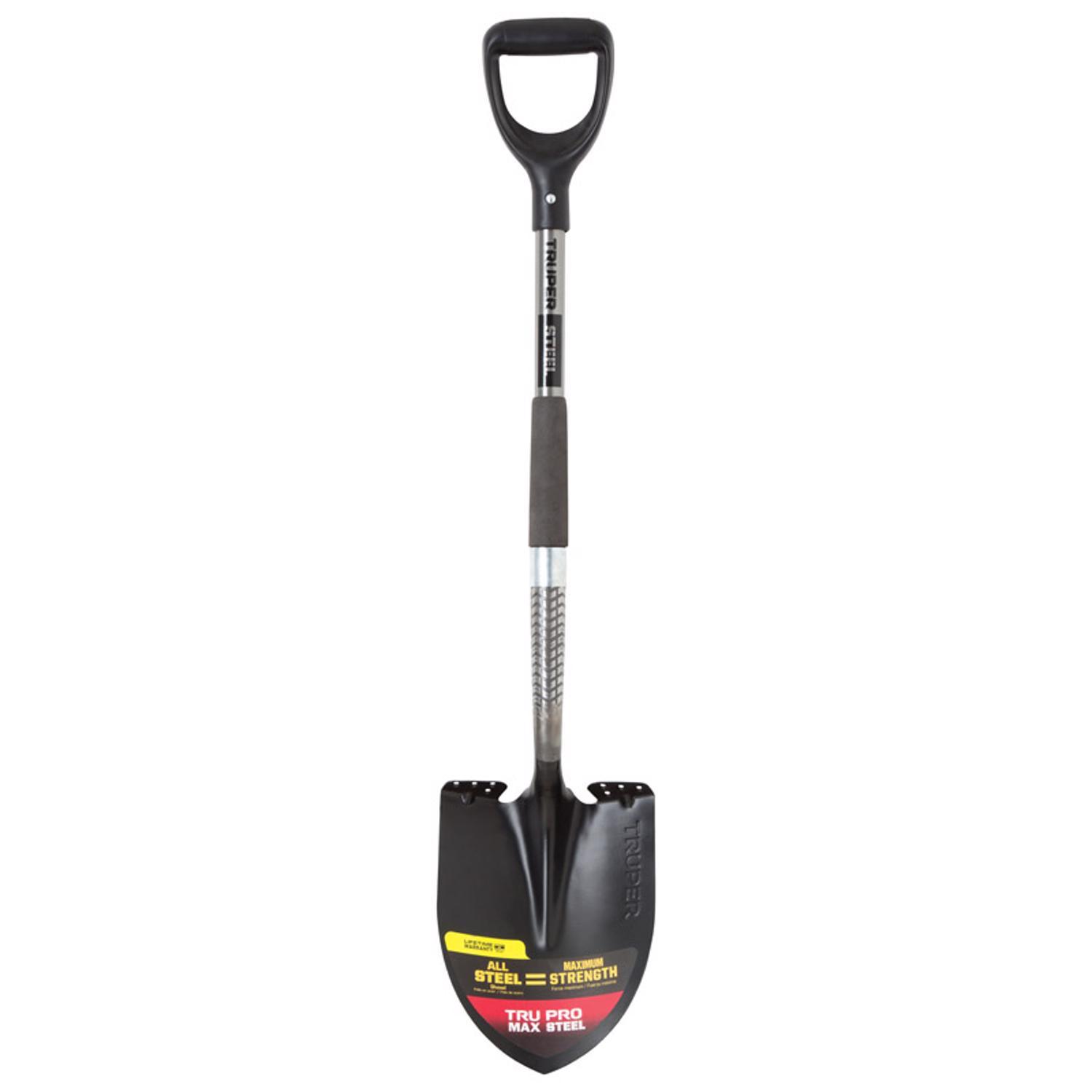 Truper Tru Pro 40 in. Steel Round Digging Shovel Steel Handle Mfr PRY