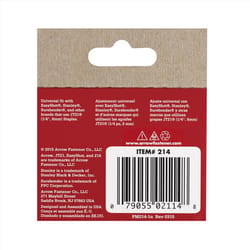 Arrow JT21 7/16 in. W X 1/4 in. L Flat Crown Fine Wire Staples 1000 pk