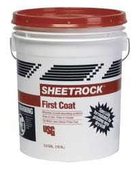 Sheetrock  First Coat  White  Flat  Latex  Primer  5 gal. 