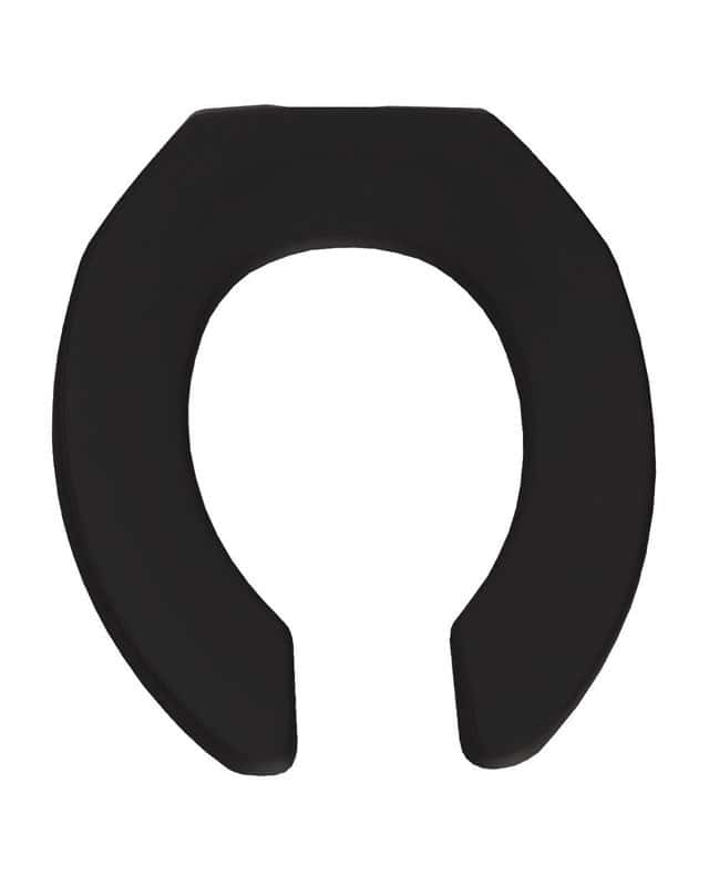 Bemis Round Black Plastic Toilet Seat Ace Hardware