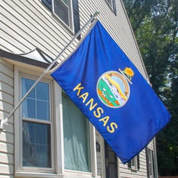 Valley Forge Kansas State Flag 36 in. H X 60 in. W