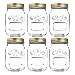 Kilner Regular Mouth Preserve Jar 17 oz 6 pk