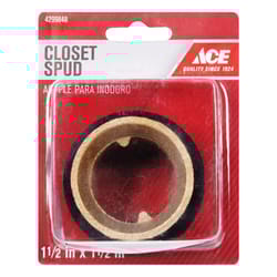 Ace Closet Spud Brass