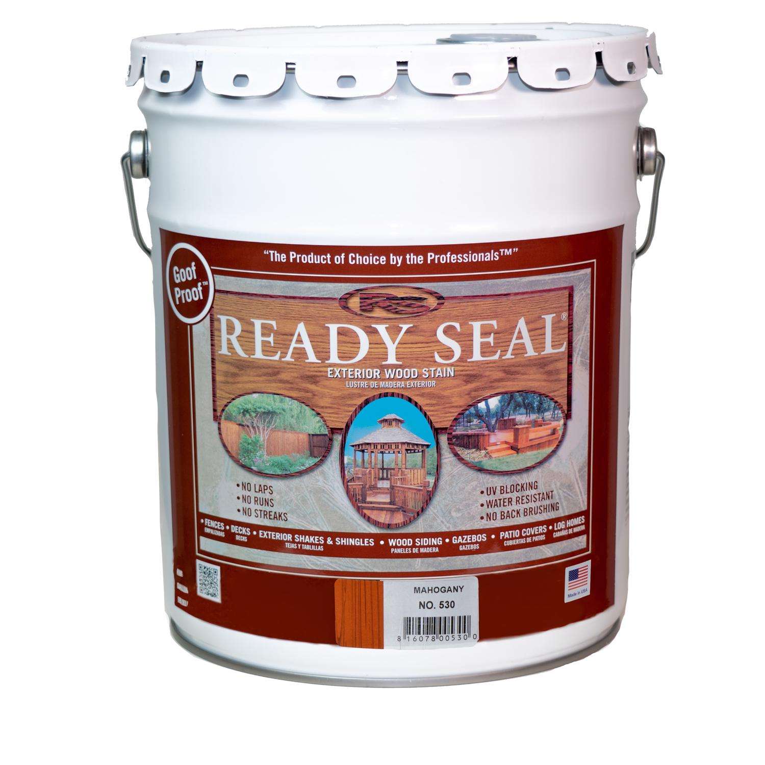 Ready Seal Goof Proof SemiTransparent Mahogany OilBased