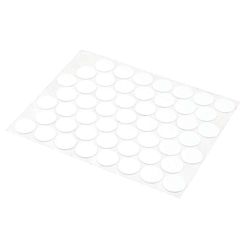 PrimeLine Round Plastic Screw Hole Cover 9/16 in. Dia. x 0.3 in. L 53 pk White Ace Hardware