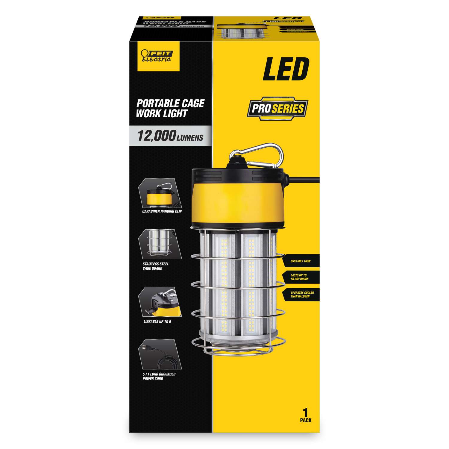 Feit Electric Pro Series 12000 lumens LED Corded String/Linkable Work