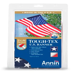 Annin Tough-Tex U.S Banner 2.5 ft. W X 4 ft. L