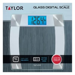 Taylor 500 lb Digital Bathroom Scale Clear