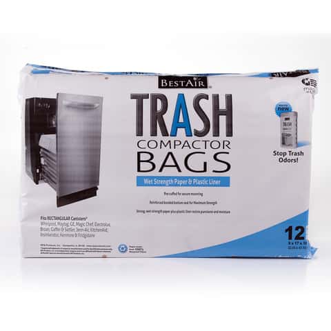 Home Smart 26 Gal. Large Black Trash Bag (10-Count)