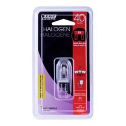 Feit 40 W JCD Tubular Halogen Bulb 470 lm Warm White 1 pk